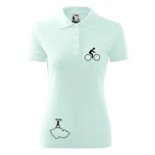 Mapa ČR + kolo na prsu