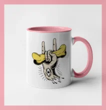 Rocková ruka kosť a oko