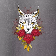 Rys s červenými ružami (Pecka design)