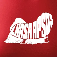Lhasa Apso nápis v tele Lhasa Apso nápis v tele