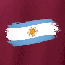 Argentína vlajka obhrýzaná