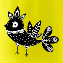 Vtáčik čiernobiely folklór