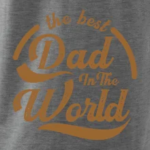 The best dad in the world - písacie