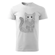 Mačka sediaca mandala Mačka sediaca mandala