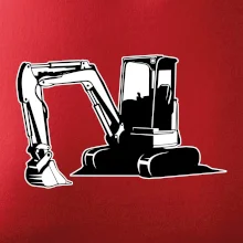 Bager bez nápisu čiernobiely