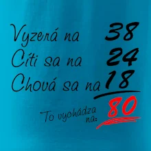 Vyzerá, cíti sa, chová sa - 80 rokov