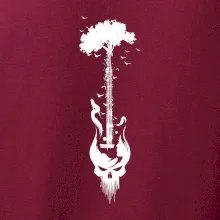 Gitara strom a lebka