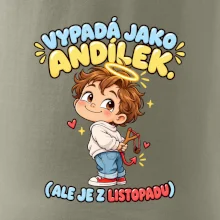 Vypadá jako andílek ale je z listopadu s prakem