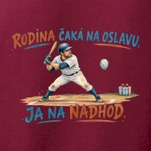 Rodina čaká na oslavu ja na nadhod