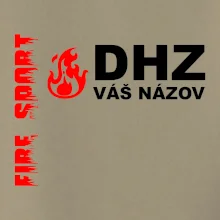 DHZ (oheň, firesport, názov sboru - vlastný nápis)