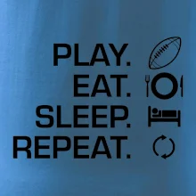 Play Eat Sleep Repeat americký fotbal