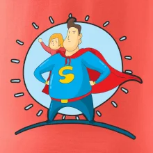 Táta superman - dievča