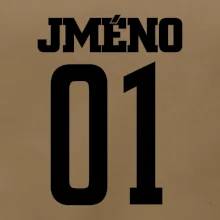 Futbalový dres - vlastné meno a číslo