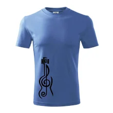 Husľový kľúč gitara