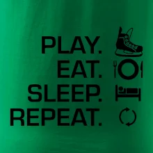 Play Eat Sleep Repeat hokej Play Eat Sleep Repeat hokej