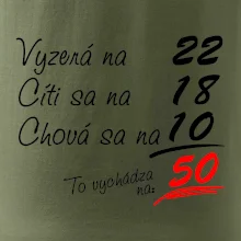 Vyzerá, cíti sa, chová sa - 50 rokov