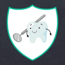 Zúbok na prsníku - zrkadlo