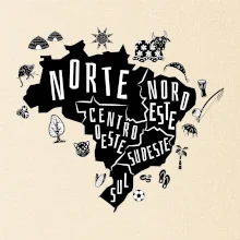 Brazília mapa a zvyky