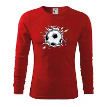 Futbalová lopta v triku Futbalová lopta v triku