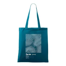 Šerák - vrstevnice v obdĺžniku