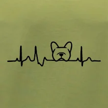 EKG Francúzsky buldoček hlava