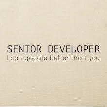 Senior developer google better than you