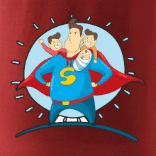 Táta superman - kluk, kluk a dítě