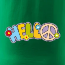 Hello hippie symbol