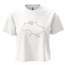 Mapa Ukrajiny - srdce