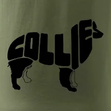 Border kólia písmo v tele