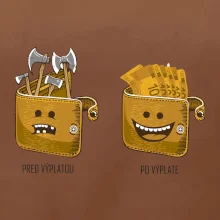 Pred výplatou po výplate (Pecka design)
