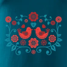 folklór - dva červené vtáčiky