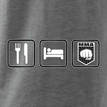 Eat sleep MMA v řádku