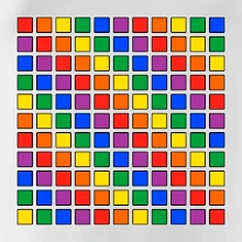 LGBT dúhový štvorec