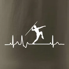 EKG hod oštepom muž