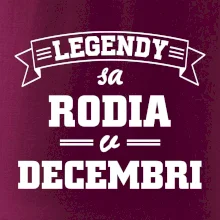 Legendy sa rodia v decembri