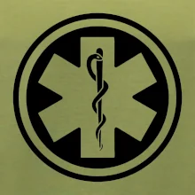 Rescue logo samostatné guľaté