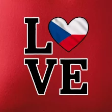 Love Česká vlajka