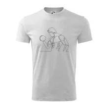 Fitness muž jedným ťahom Fitness muž jedným ťahom