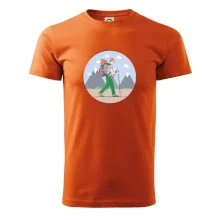 Farebný párový motív na hory