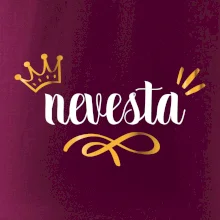 Nevesta princezná - zlatá potlač