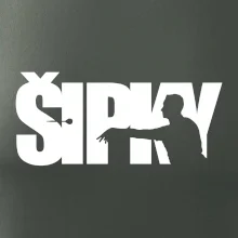 Šípky - nápis so šípkarom