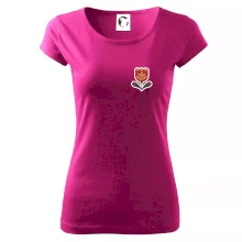 Folklór na prsníku tulipán