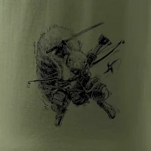 Skica ninja veverička