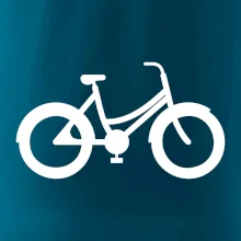 Obrázok kolesa na prsníku mestský bicykel