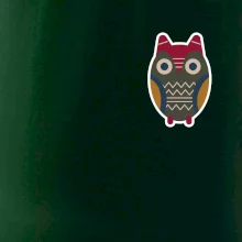 Folklór na prsníku sova