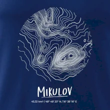 Mikulov - vrstevnice v kruhu