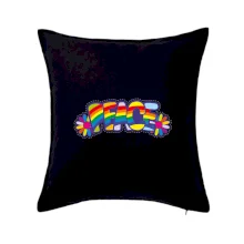 Peace nápis dúhový