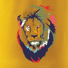 Hlava leva kreslená jednoduchá