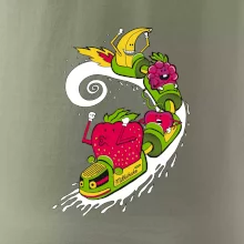 Milkshake vlak kreslený